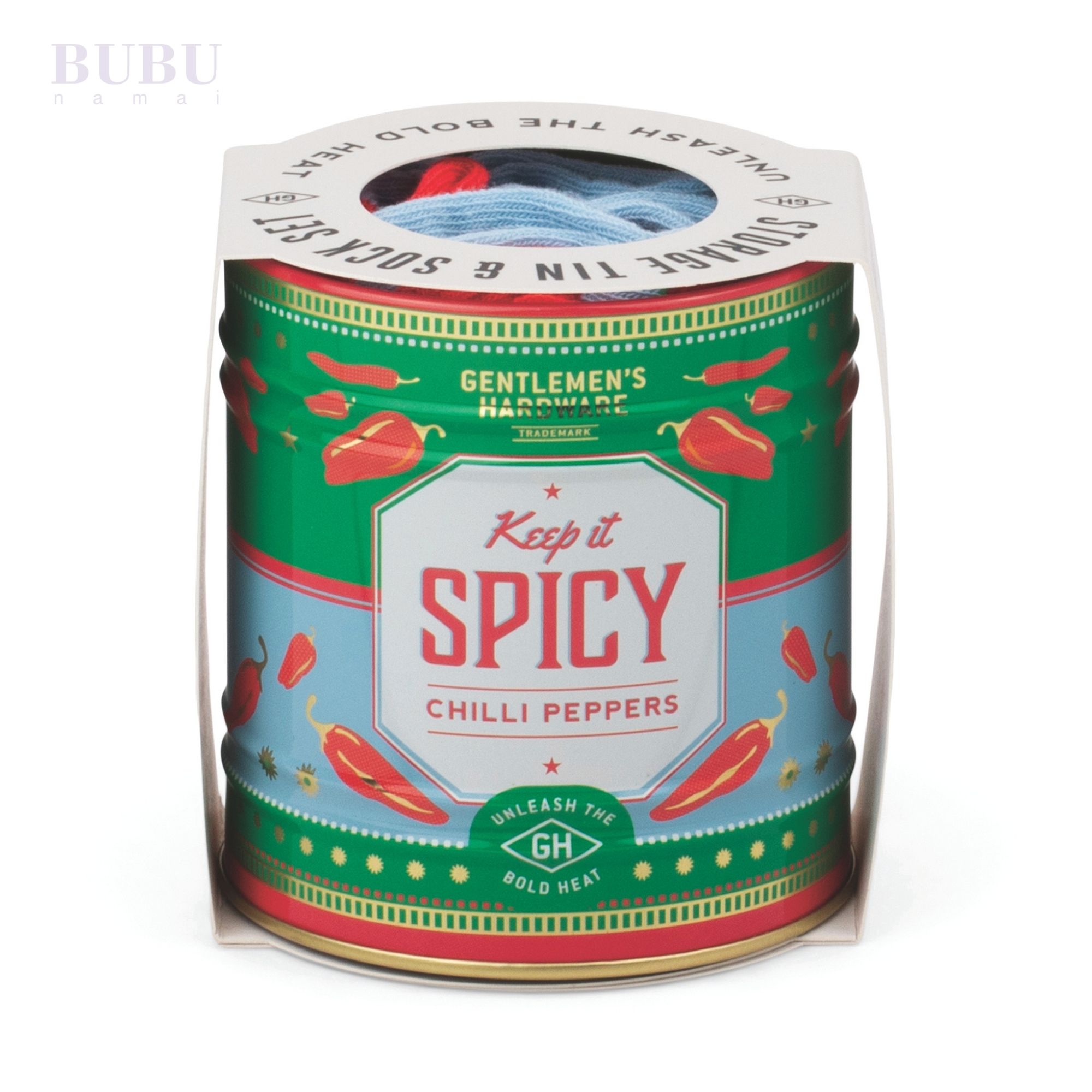 Kojinės skardinėje „Čili pipirai“