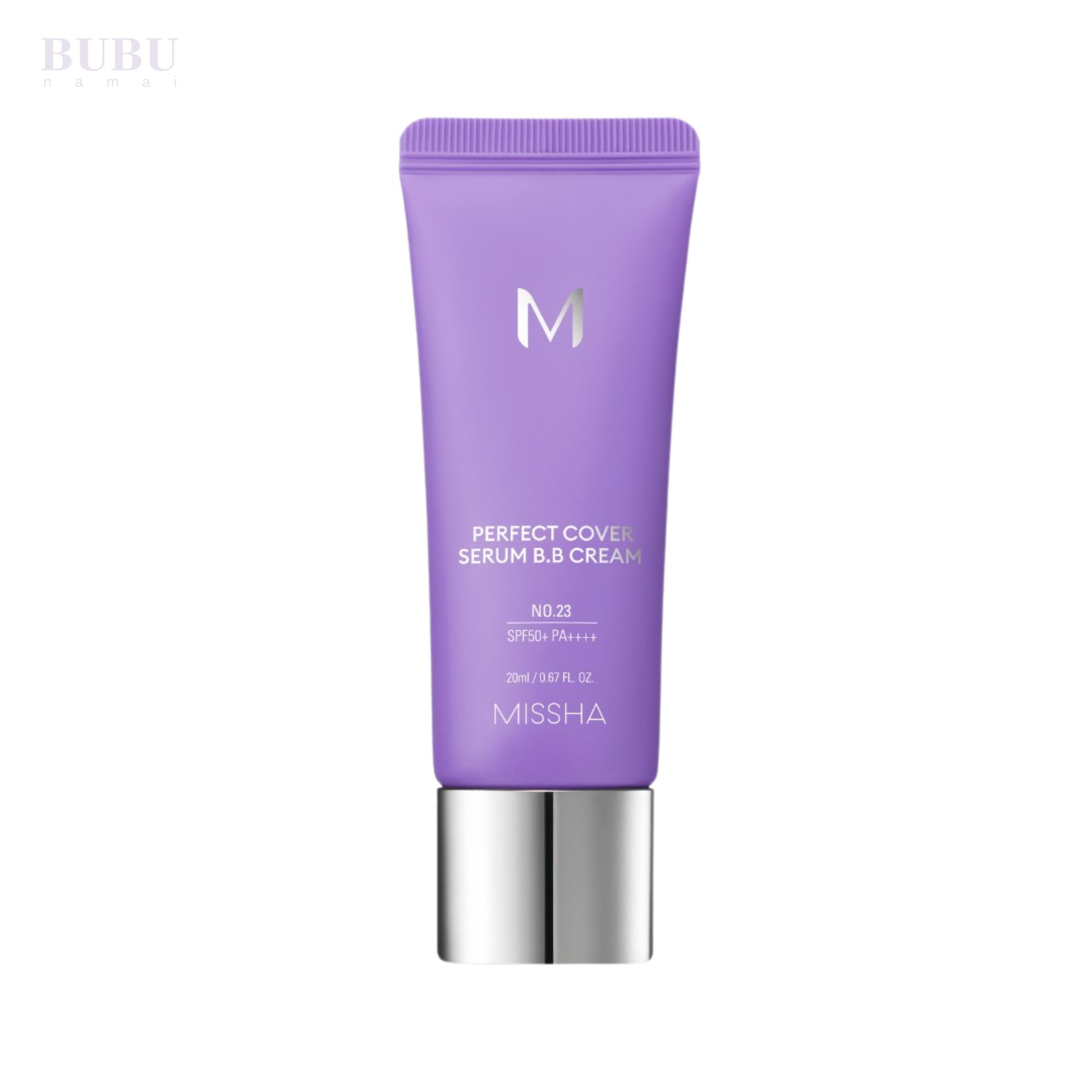 „MISSHA M Perfect Cover Serum BB Cream SPF50+ PA++++ No.23 (Natural Beige)“ BB kremas, 20 ml