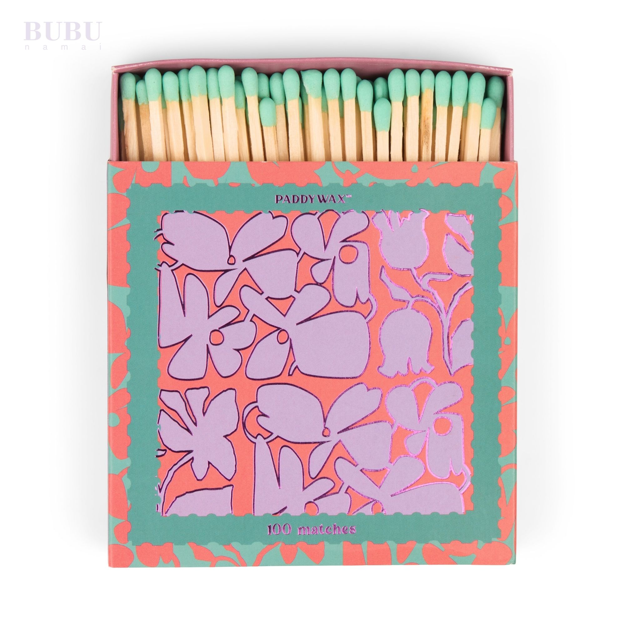 degtukų dėžutė „Abstraktūs gėlių motyvai“ 1